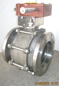 Ball Valve Three Piece Design Gear Operated Manufacturers Exporters in India