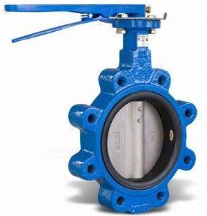 Lug Type Body Center Disc Rubberlined Butterfly Valve Manufacturer Exporter in India
