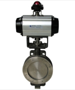 Electro Pneumatic Actuator Operated Butterfly Valve Manufacturer Exporters India