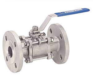 Ball Valve Three Piece Design Full Bore Floating Ball Manufacturers Exporters in India